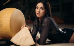 イタリアの美しすぎる女子体操選手、チーズと映る写真が話題に