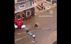 スペイン東部と南部で再び豪雨、通りが川のようになる【動画】