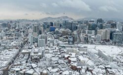 韓国のソウルで観測開始以来、11月に最も多くの雪が降る