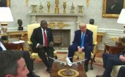 トランプ氏が南アの大統領を攻撃、白人へのジェノサイドが起きていると主張