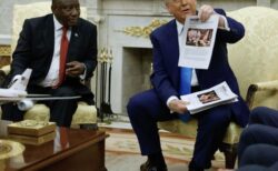 トランプ氏が南アの大統領に示した写真など、白人虐殺とは無関係だと判明