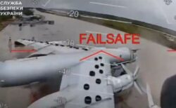 ウクライナがロシアの爆撃機をドローン攻撃した時の、新たな映像を公開【動画】