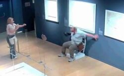 イタリアの美術館に展示されていた「ゴッホの椅子」を、観光客が破壊