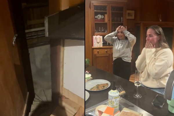 【動画】女子旅で借りた部屋に“隠し扉”。その奥にあったものは…