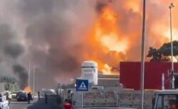 ローマでガソリンスタンドが大爆発、少なくとも50人が負傷【動画】