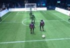 中国で、ロボットによる3人制サッカーの試合が行われる