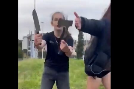 「襲われかけて刃物を出した少女が逮捕された！」と拡散 真偽は不明