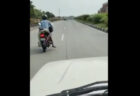 轢き逃げされた妻の遺体を自分のバイクで運ぶ夫、拡散中の動画が悲しすぎる