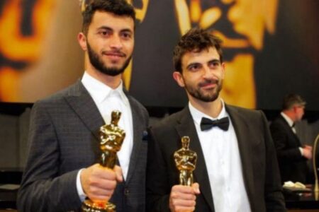 アカデミー賞を受賞したパレスチナ人映画監督の自宅、イスラエル兵が襲撃