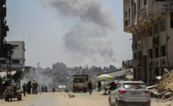 ガザ市中心部へイスラエル軍が進攻を準備、52人のパレスチナ人が死亡
