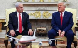 ガザ地区での和平案を巡り、トランプ大統領とネタニヤフ首相が会談