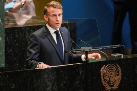 フランスのマクロン大統領、国連の場でパレスチナを国家承認