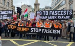 イギリスで反トランプの大規模なデモ、公式訪問に反発