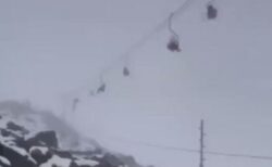 ロシアのエルブルス山でリフトのケーブルが切れ、3人が死亡、9人が負傷