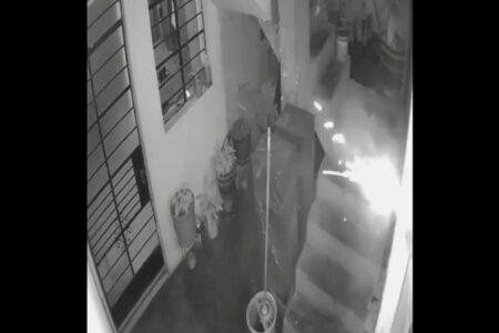 家に投げ込まれたダイナマイト、飼い犬が導火線を噛み切って家族を守る