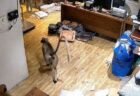 ニューヨークにある高層マンションが崩落、壁がごっそり抜け落ちる【動画】