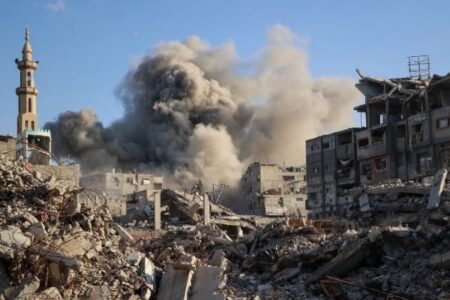ガザ地区でイスラエル軍が大規模な空爆を実施、「ハマス」が停戦違反をしたと主張
