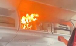 「エア・チャイナ」の機内でモバイルバッテリーが発火、激しい炎と煙が噴き出す【動画】