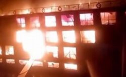 エジプトのナイル川で遊覧船が火災、220人の観光客が避難