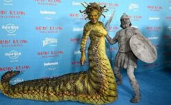 元スーパーモデルがメデューサに変身！ハロウィーンの衣装が凄いと話題に