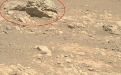 NASAのローバーが、火星で隕石と思われる物体を発見