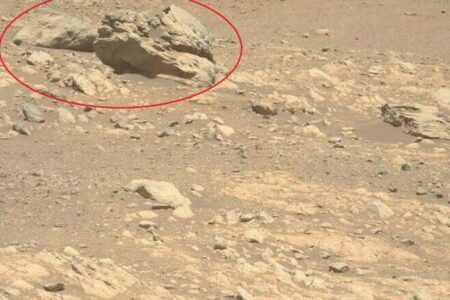 NASAのローバーが、火星で隕石と思われる物体を発見