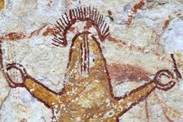 米国境付近にある古代の岩絵、4000年以上も描き続けられてきたと判明
