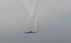 トルコ軍の輸送機がジョージアに墜落、螺旋を描きながら落下【動画】