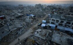 ガザ地区でイスラエル軍が撤退ラインを越え、地上侵攻を継続