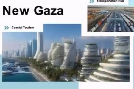 トランプ大統領の娘婿がガザ地区復興プランを発表、将来の都市のイメージを示す