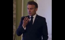 ウクライナ和平を巡る、マクロン氏とトランプ氏の電話の様子を公開