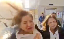 ホンジュラス女性議員の頭に自家製手榴弾が命中、恐ろしい瞬間が撮影される