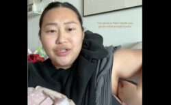 出産して、脇の下に3つ目の乳房ができた女性が実写投稿