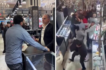 【動画】“セレブ御用達”と“老舗”が激突　NYダイヤモンド地区で起きた大乱闘の全貌