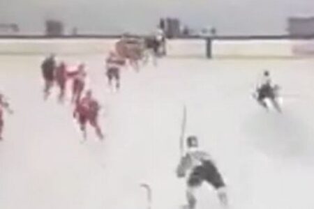 アイスホッケーの試合中に男が銃を発砲、元妻と息子を射殺