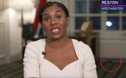 インタビュー中、英保守党・党首の執務室にネズミが出現【動画】