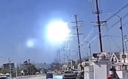 小型機が送電線に接触して墜落、恐ろしい瞬間を撮影