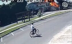 ブラジルで小型機がレストランに墜落、爆発して4人が死亡【動画】