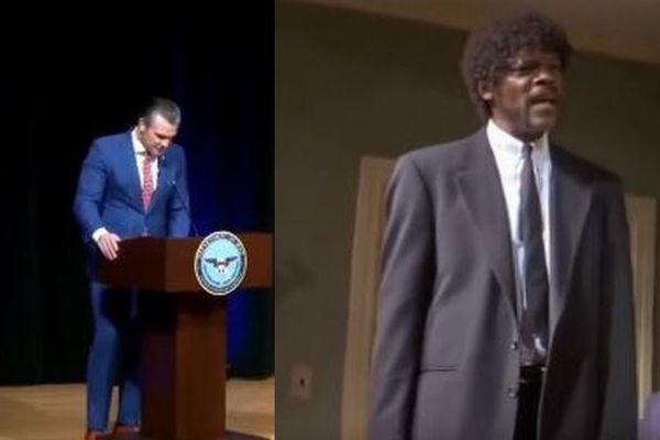 ヘグセス国防長官が、礼拝で『パルプ・フィクション』の偽の祈りを唱える