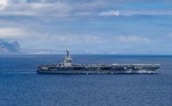 米軍の「ジェラルド・R・フォード空母打撃群」が中東を離れ、本国へ帰還予定