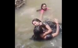 うっかり滑って川に落ちた少女3人、笑い合ううちに流されて死亡、最後の瞬間が悲しい