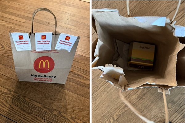 ビックマックの「全部抜き」を注文した男性、届いた品物に不満