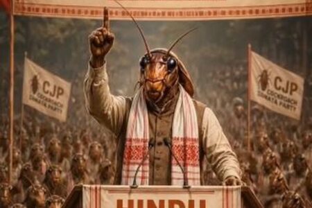 インドで人気の「ゴキブリ人民党」、政府がサイトを停止か？
