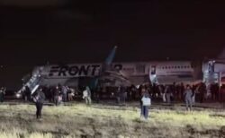 離陸中の「フロンティア航空」の旅客機により、滑走路にいた人間がはねられ死亡【動画】