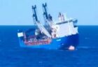 スペイン沖で沈没したロシアの貨物船、北朝鮮向けの原子炉を積んでいた可能性