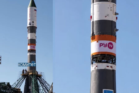 ロシアが宇宙ロケットに、広告の掲載を開始