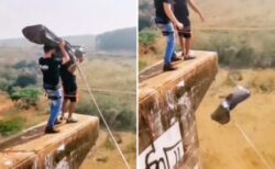 バンジージャンプでロープを着け忘れ、若い女性が死亡した事件。インストラクターが過去に同場所から「遺体を投げ捨てる」動画を投稿