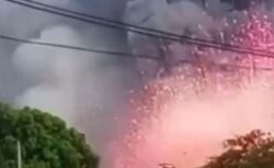 ミャンマーで爆発物の保管庫が大爆発、45人以上が死亡