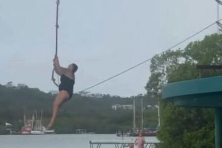 米女性、アトラクションの体験中にロープが股間に挟まり、性器を損傷【動画】