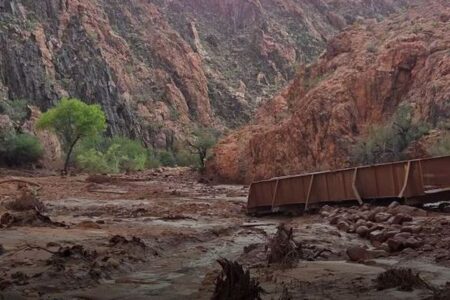 グランドキャニオンで鉄砲水が発生、少なくとも15人が行方不明